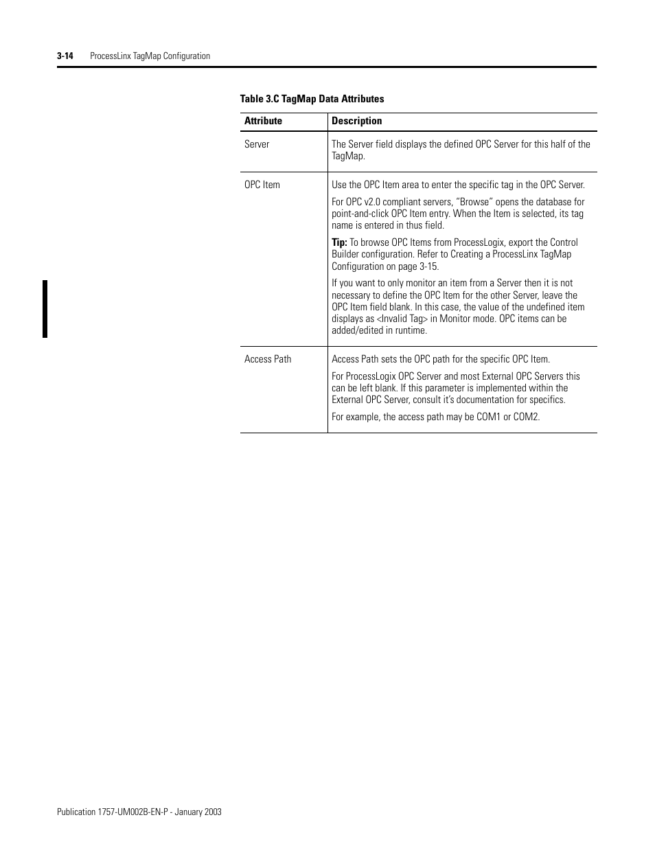 Rockwell Automation 1757-PROCESSLINX ProcessLinx OPC Server to Server Software User Manual User Manual | Page 34 / 70