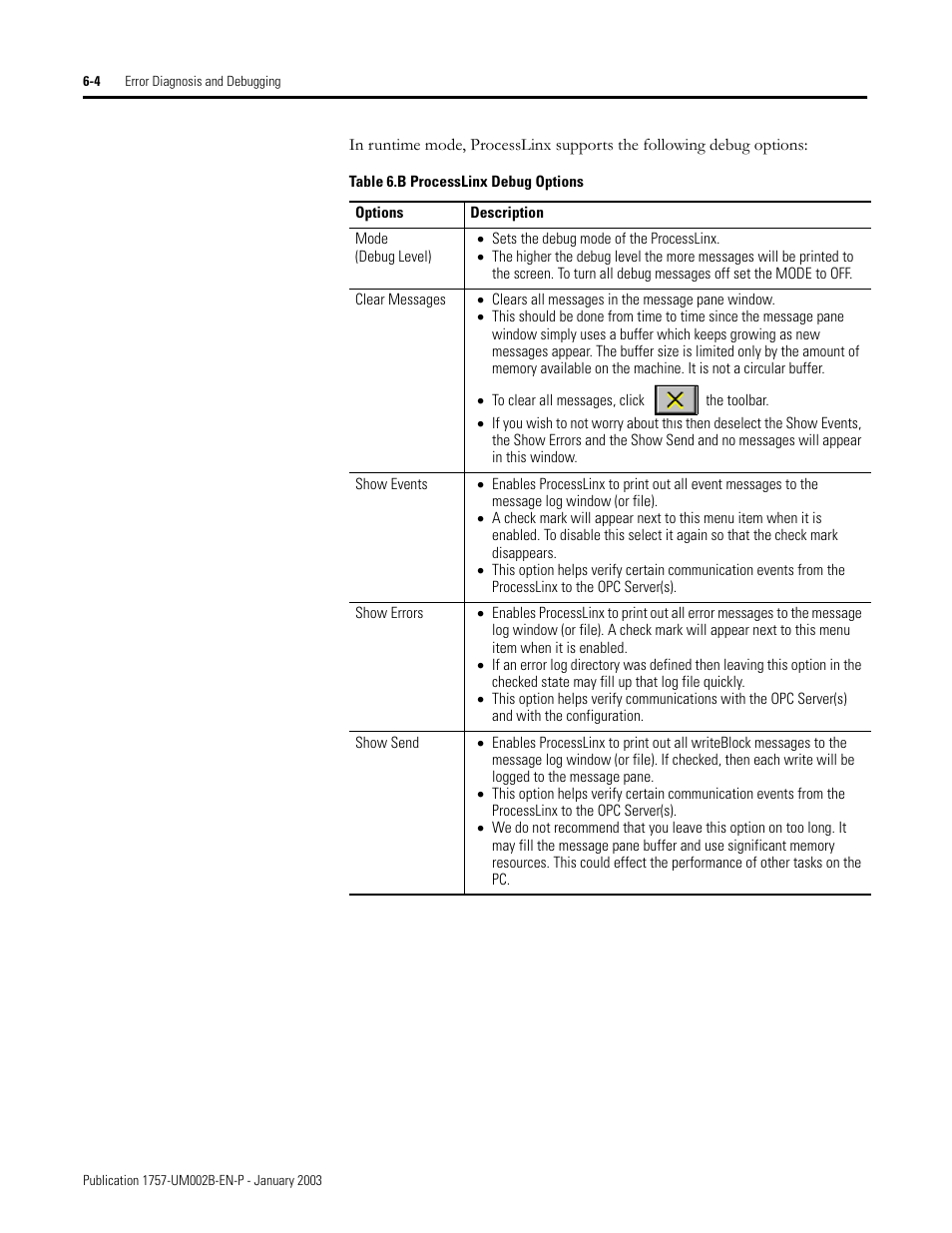 Rockwell Automation 1757-PROCESSLINX ProcessLinx OPC Server to Server Software User Manual User Manual | Page 62 / 70