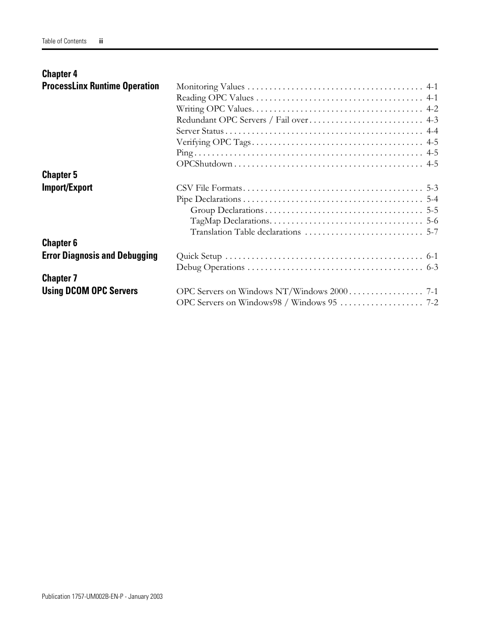 Rockwell Automation 1757-PROCESSLINX ProcessLinx OPC Server to Server Software User Manual User Manual | Page 8 / 70