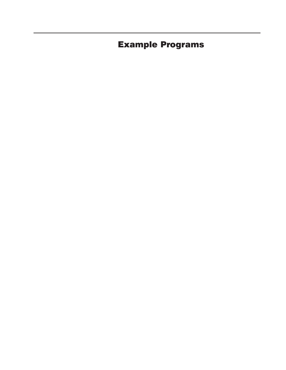 Example programs, Chapter | Rockwell Automation 1771-QA Stepper Positioning Assembly User Manual User Manual | Page 79 / 132