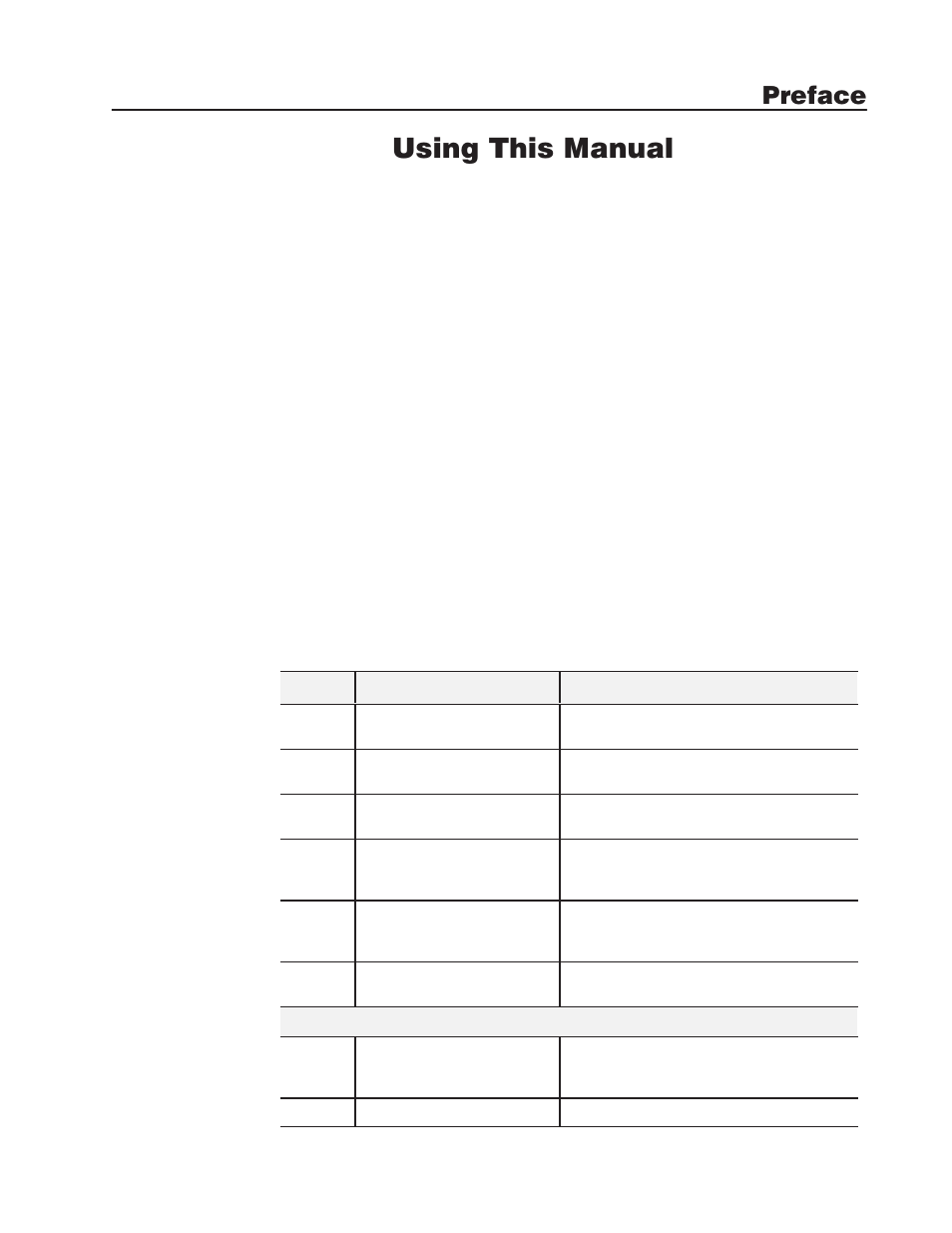 Preface - using this manual, Preface objectives, Audience | Vocabulary, What this manual contains, Using this manual, Preface | Rockwell Automation 1794-IT8,D17946.5.7 Thermocouple/Millivolt Input Module User Manual | Page 9 / 76