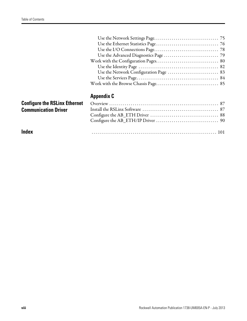 Rockwell Automation 1738-AENT, Series B ArmorPOINT I/O Dual Port EtherNet/IP Adapters User Manual User Manual | Page 10 / 122