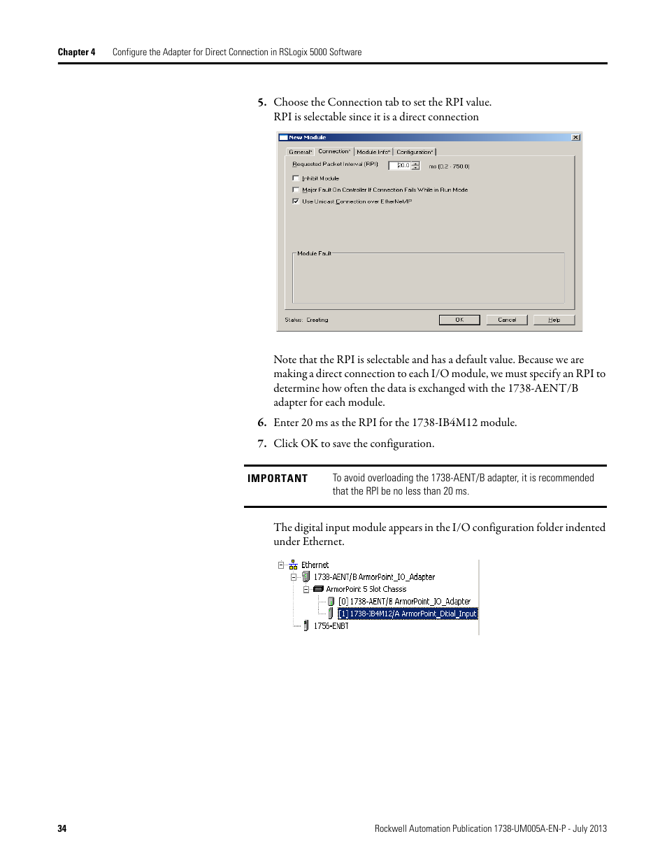 Rockwell Automation 1738-AENT, Series B ArmorPOINT I/O Dual Port EtherNet/IP Adapters User Manual User Manual | Page 44 / 122