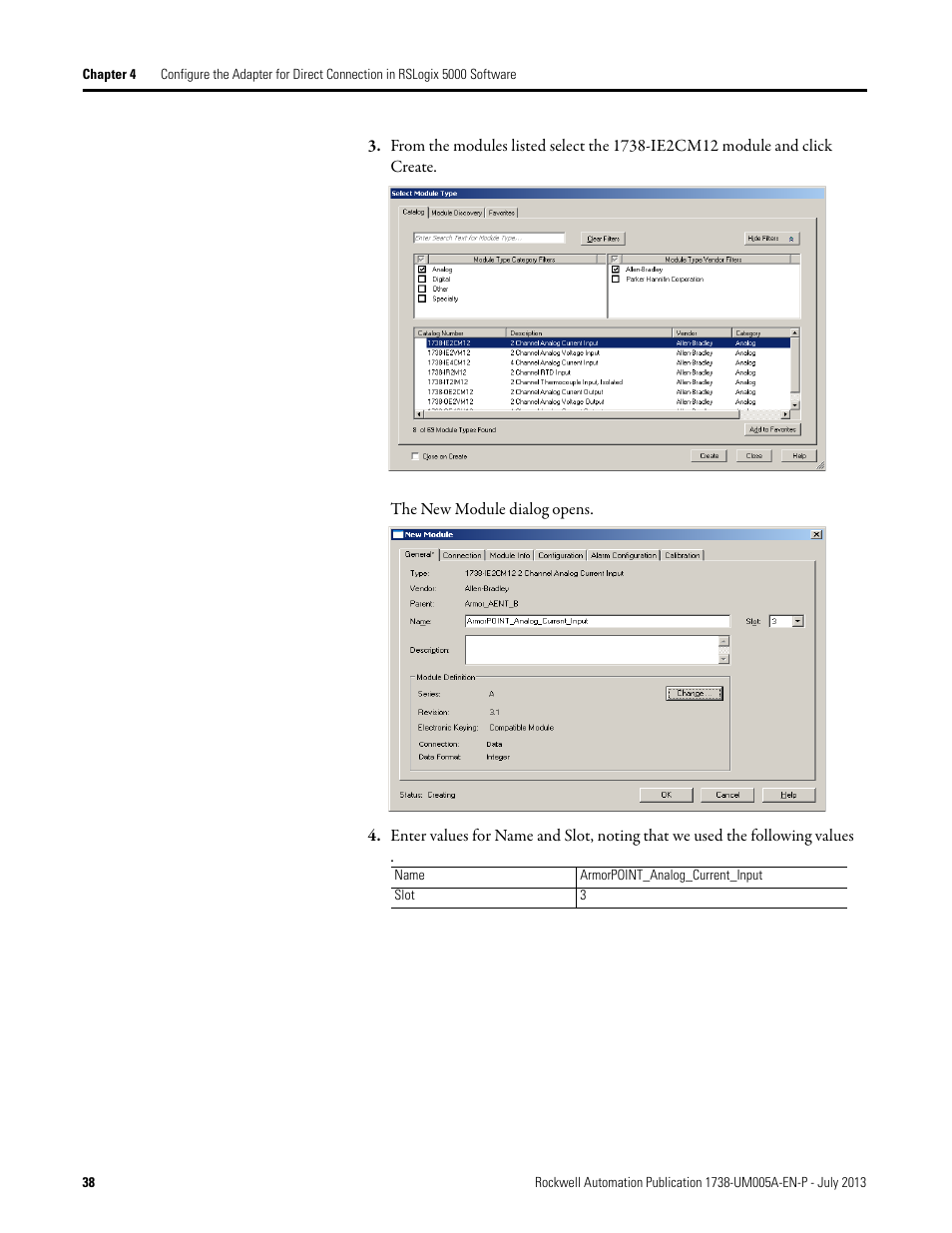 Rockwell Automation 1738-AENT, Series B ArmorPOINT I/O Dual Port EtherNet/IP Adapters User Manual User Manual | Page 48 / 122