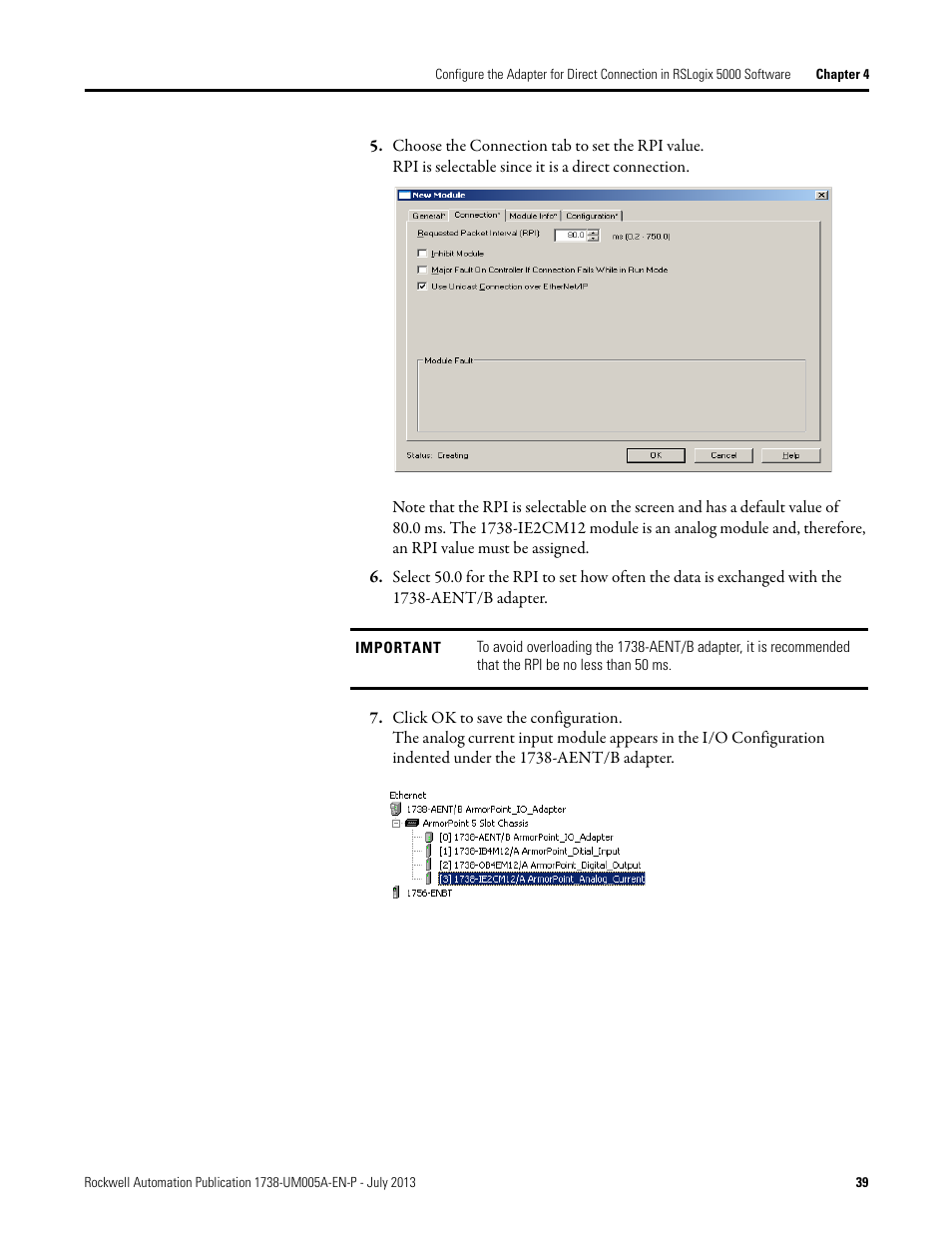 Rockwell Automation 1738-AENT, Series B ArmorPOINT I/O Dual Port EtherNet/IP Adapters User Manual User Manual | Page 49 / 122