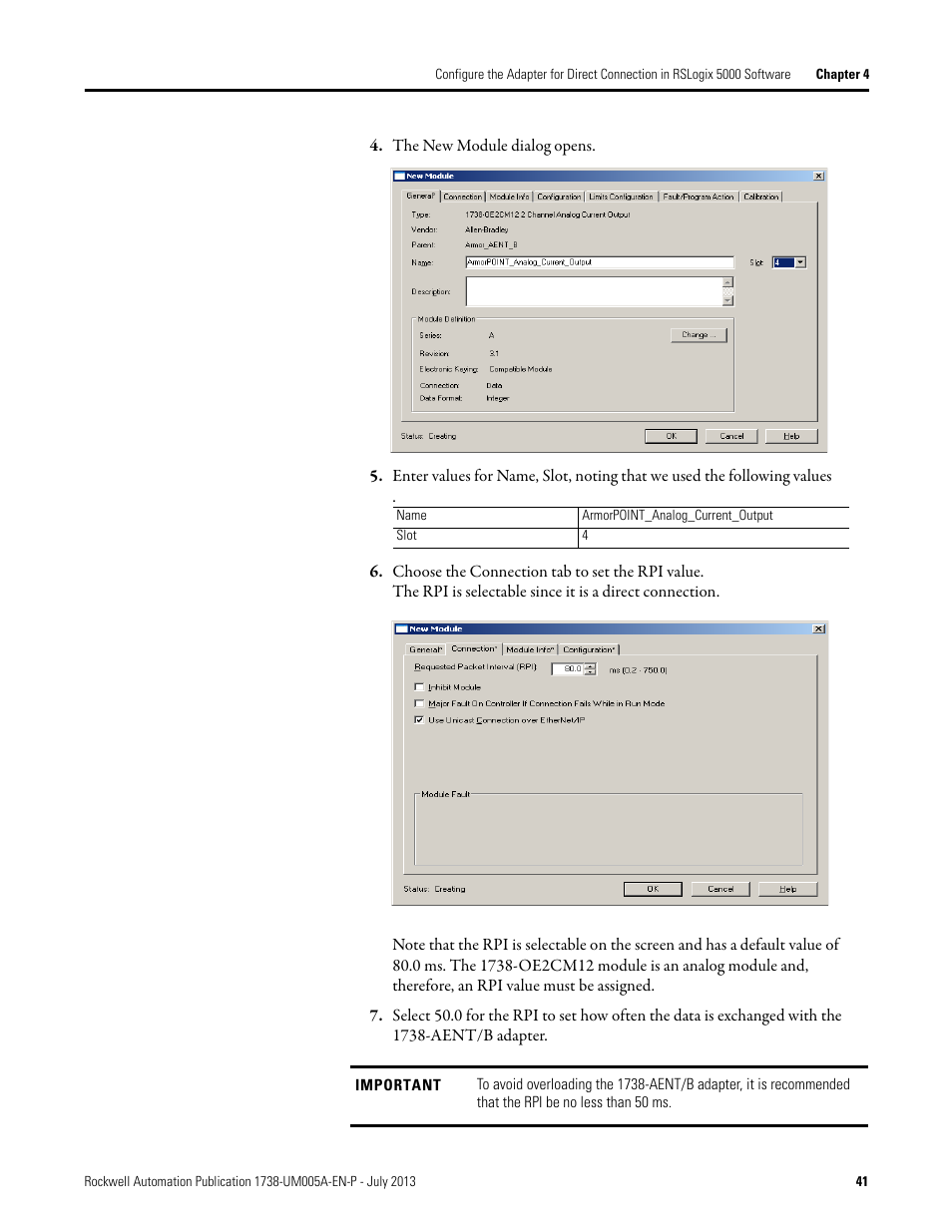 Rockwell Automation 1738-AENT, Series B ArmorPOINT I/O Dual Port EtherNet/IP Adapters User Manual User Manual | Page 51 / 122