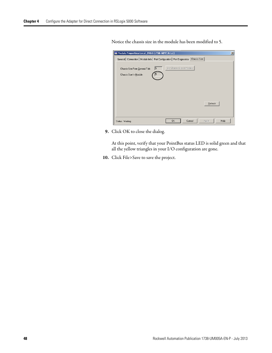 Rockwell Automation 1738-AENT, Series B ArmorPOINT I/O Dual Port EtherNet/IP Adapters User Manual User Manual | Page 58 / 122