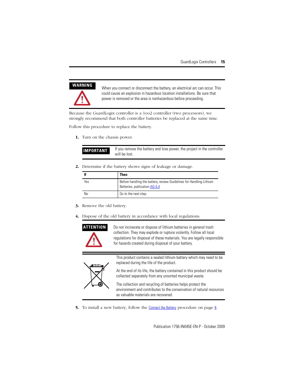 Rockwell Automation 1756-LSP GuardLogix Controller User Manual | Page 15 / 20