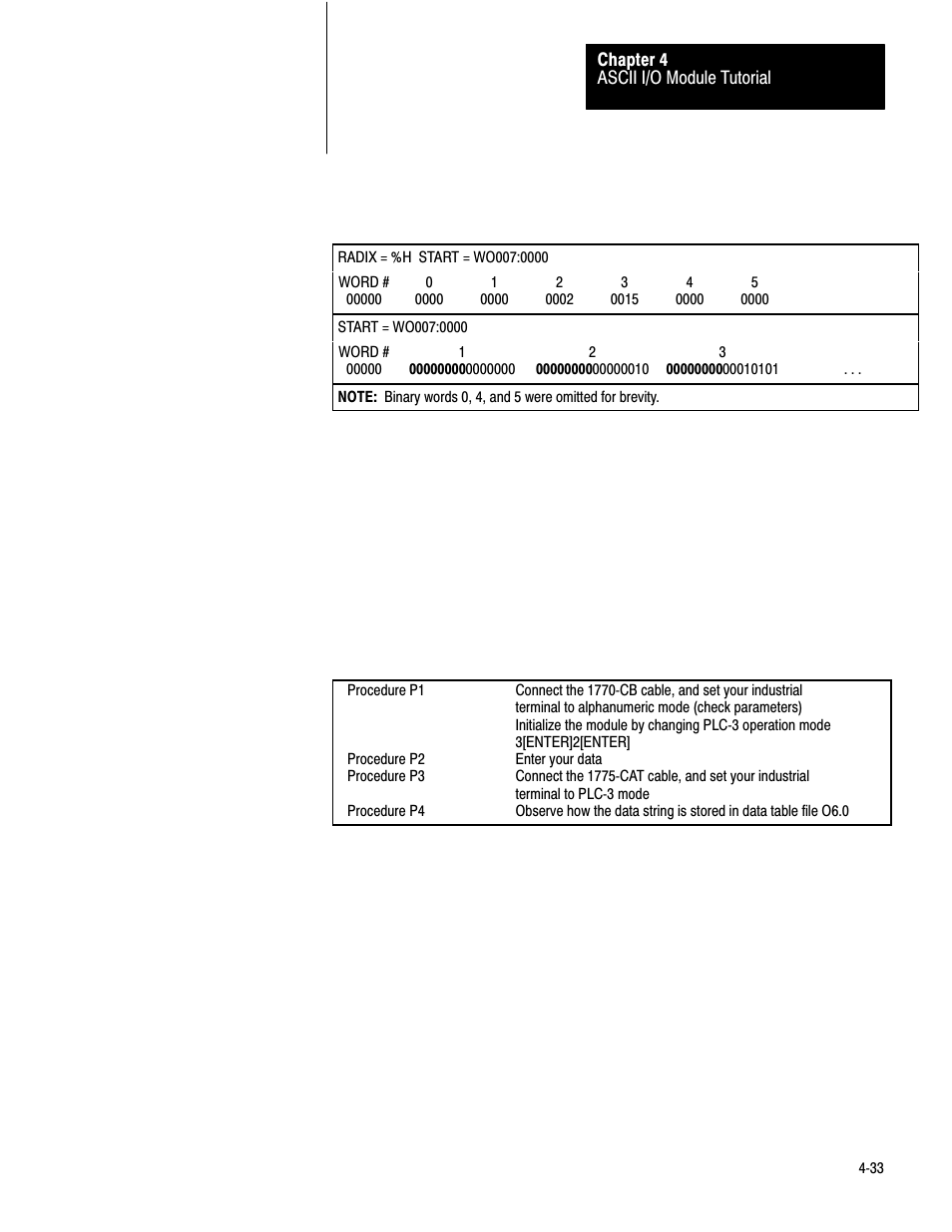 Rockwell Automation 1771-DA,D17716.5.13 U MNL 1771-DA ASCII I/O MODULE User Manual | Page 107 / 262