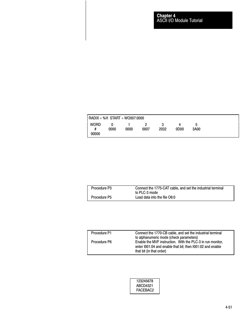 Rockwell Automation 1771-DA,D17716.5.13 U MNL 1771-DA ASCII I/O MODULE User Manual | Page 125 / 262