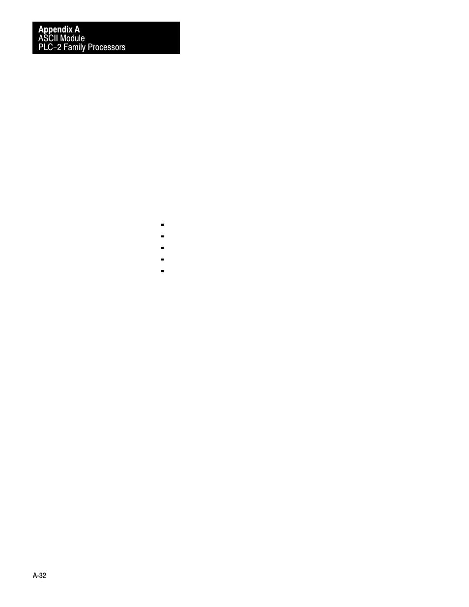 Rockwell Automation 1771-DA,D17716.5.13 U MNL 1771-DA ASCII I/O MODULE User Manual | Page 200 / 262