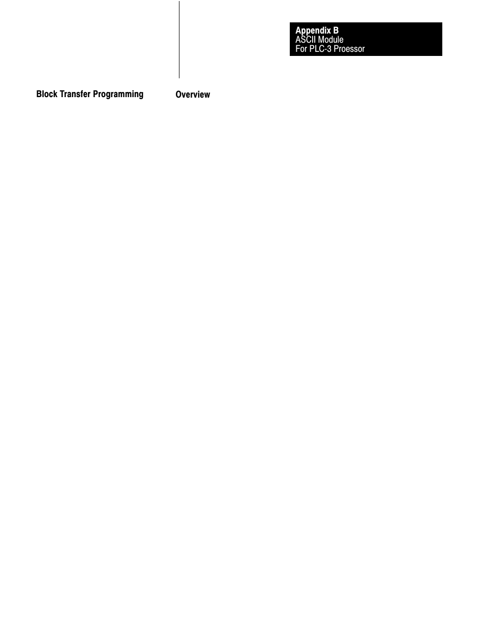 Block transfer programming | Rockwell Automation 1771-DA,D17716.5.13 U MNL 1771-DA ASCII I/O MODULE User Manual | Page 227 / 262