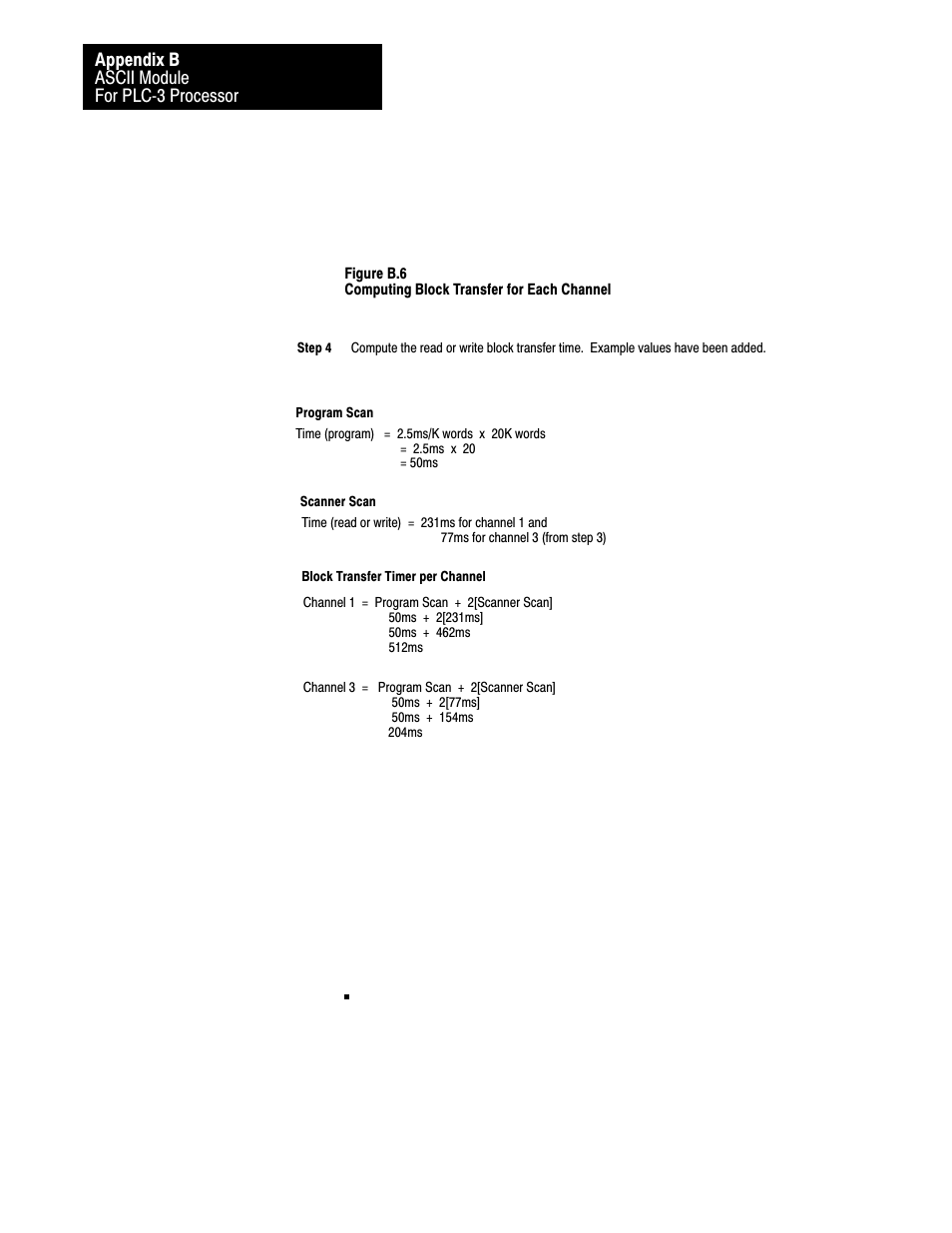 Rockwell Automation 1771-DA,D17716.5.13 U MNL 1771-DA ASCII I/O MODULE User Manual | Page 234 / 262