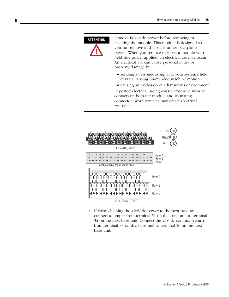 Rockwell Automation 1794-IF4I, -OF4I, IF2XOF2I, -IF4IXT, -IF4ICFXT, -OF4IXT, IF2XOF2IXT FLEX I/O Isolated Analog Modules User Manual | Page 25 / 147