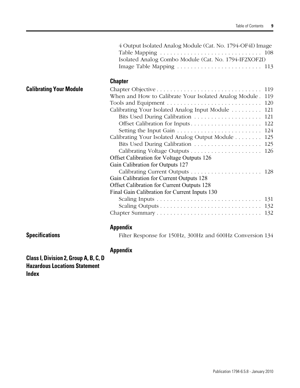 Rockwell Automation 1794-IF4I, -OF4I, IF2XOF2I, -IF4IXT, -IF4ICFXT, -OF4IXT, IF2XOF2IXT FLEX I/O Isolated Analog Modules User Manual | Page 9 / 147