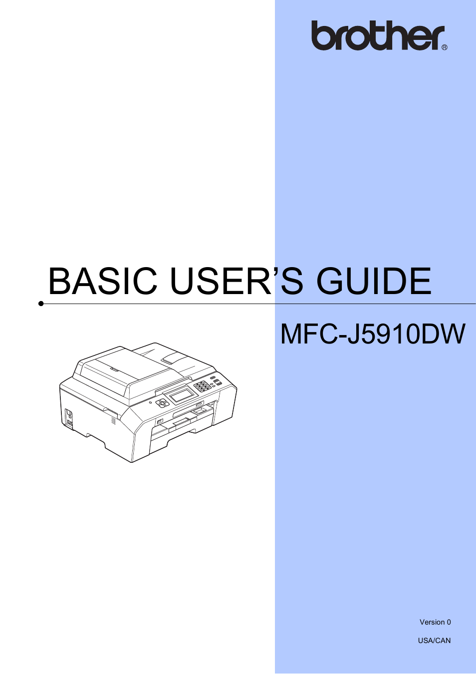 Brother Printer MFC-J5910DW User Manual | 155 pages