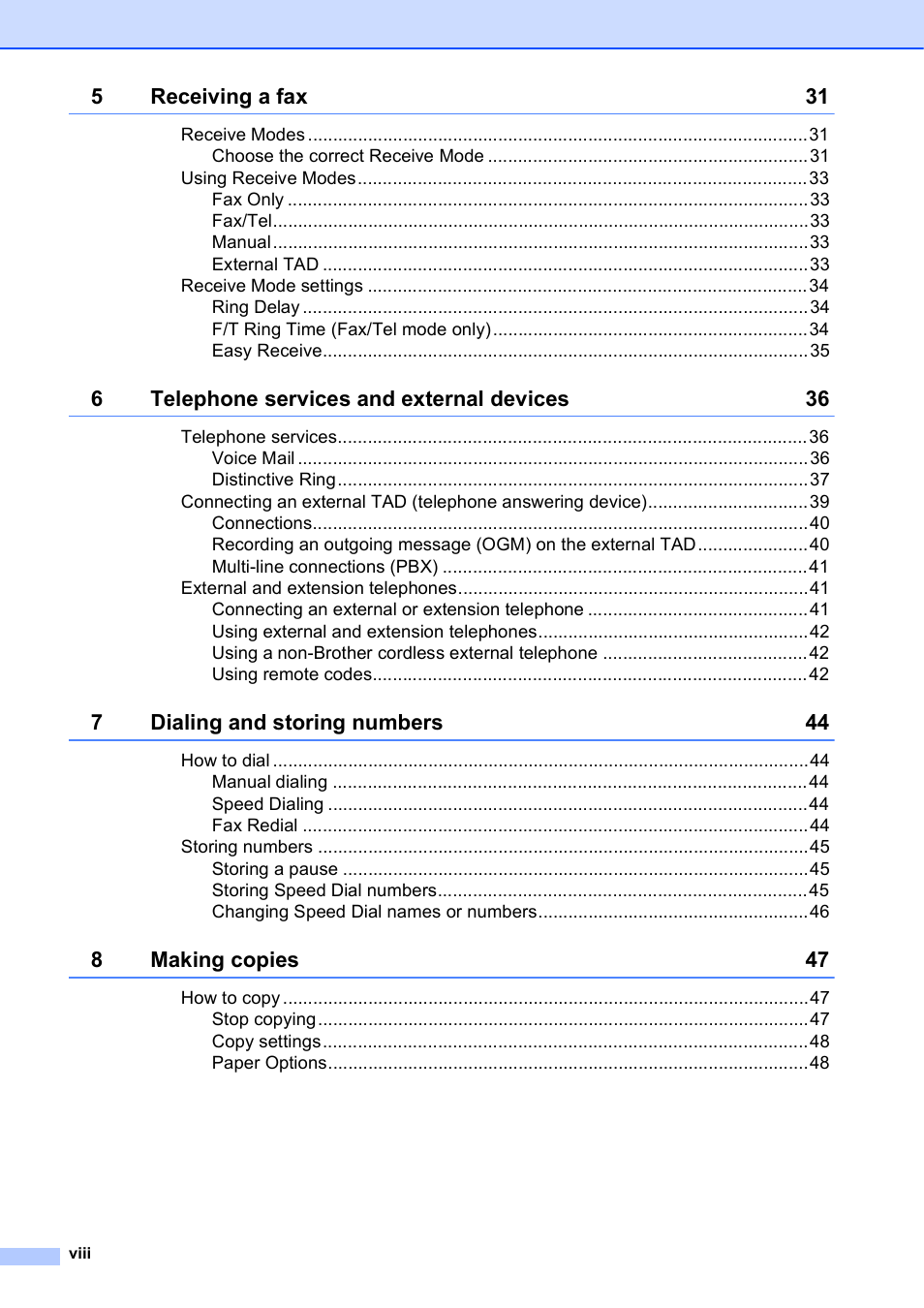 Brother Printer MFC-J5910DW User Manual | Page 10 / 155