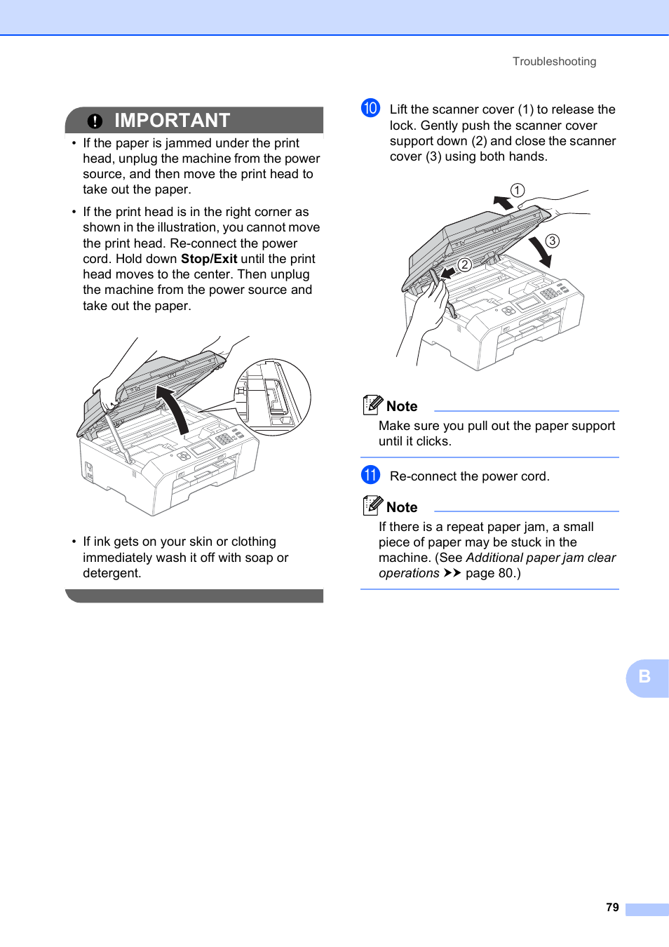 Important | Brother Printer MFC-J5910DW User Manual | Page 93 / 155