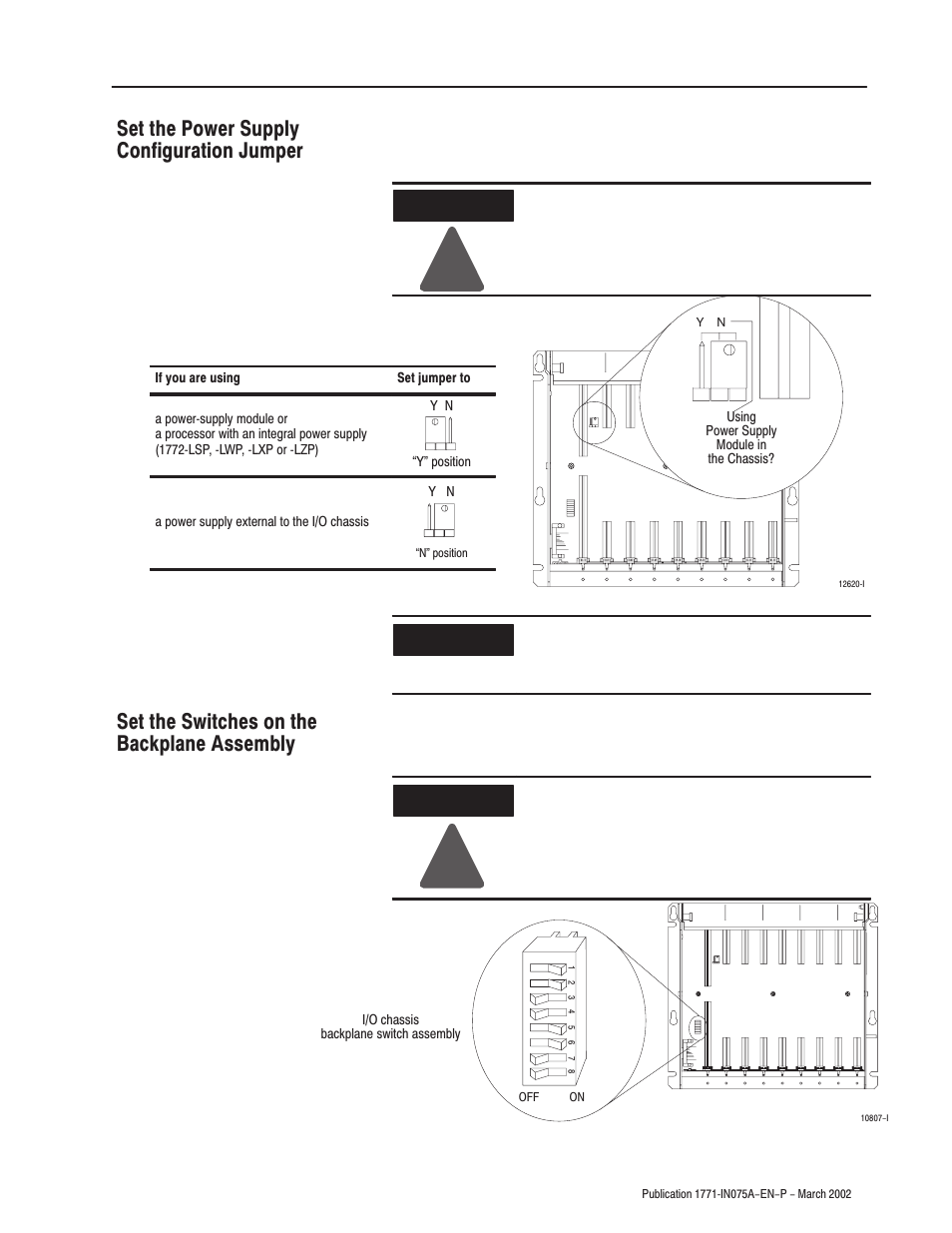 Rockwell Automation 1771-A1B_A2B_A3B_A3B1_A4B SERIES B Universal I/O Chassis Installation Instructions User Manual | Page 13 / 20