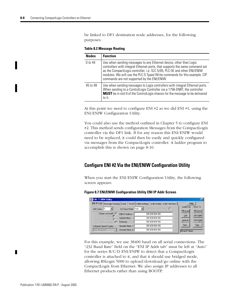 Rockwell Automation 1761-NET-ENIW MicroLogix Ethernet Interface (ENI) User Manual User Manual | Page 100 / 144