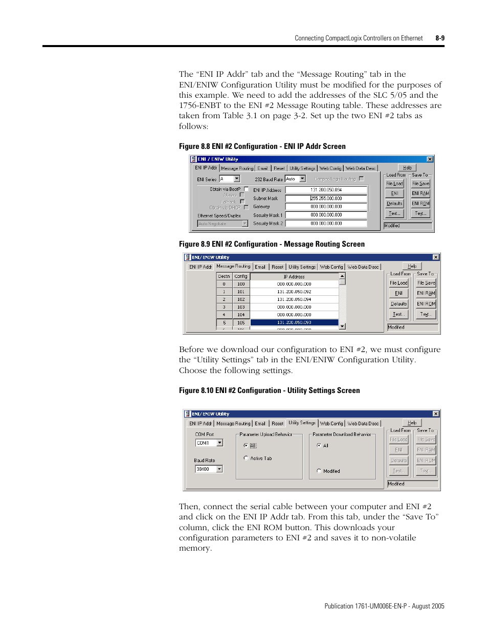 Rockwell Automation 1761-NET-ENIW MicroLogix Ethernet Interface (ENI) User Manual User Manual | Page 101 / 144