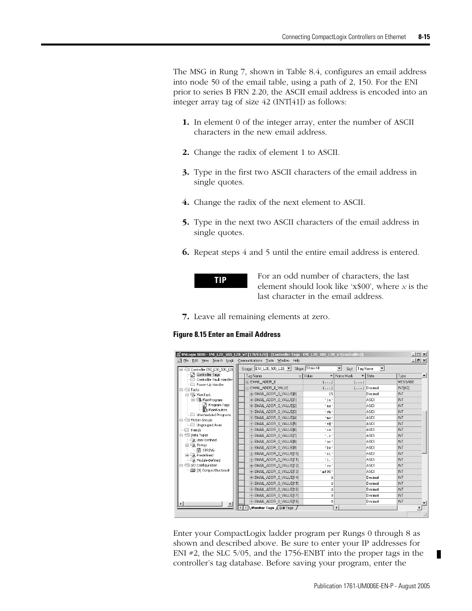 Rockwell Automation 1761-NET-ENIW MicroLogix Ethernet Interface (ENI) User Manual User Manual | Page 107 / 144