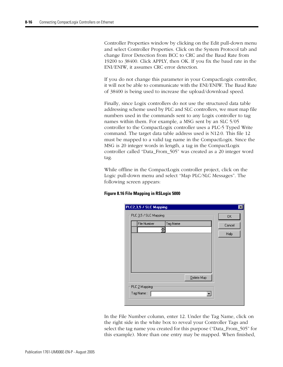 Rockwell Automation 1761-NET-ENIW MicroLogix Ethernet Interface (ENI) User Manual User Manual | Page 108 / 144