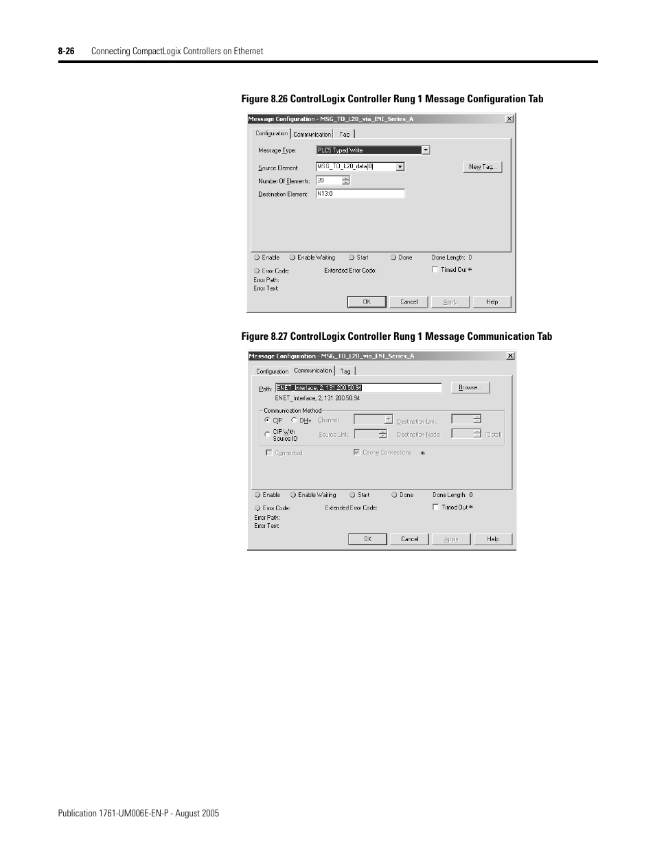 Rockwell Automation 1761-NET-ENIW MicroLogix Ethernet Interface (ENI) User Manual User Manual | Page 118 / 144