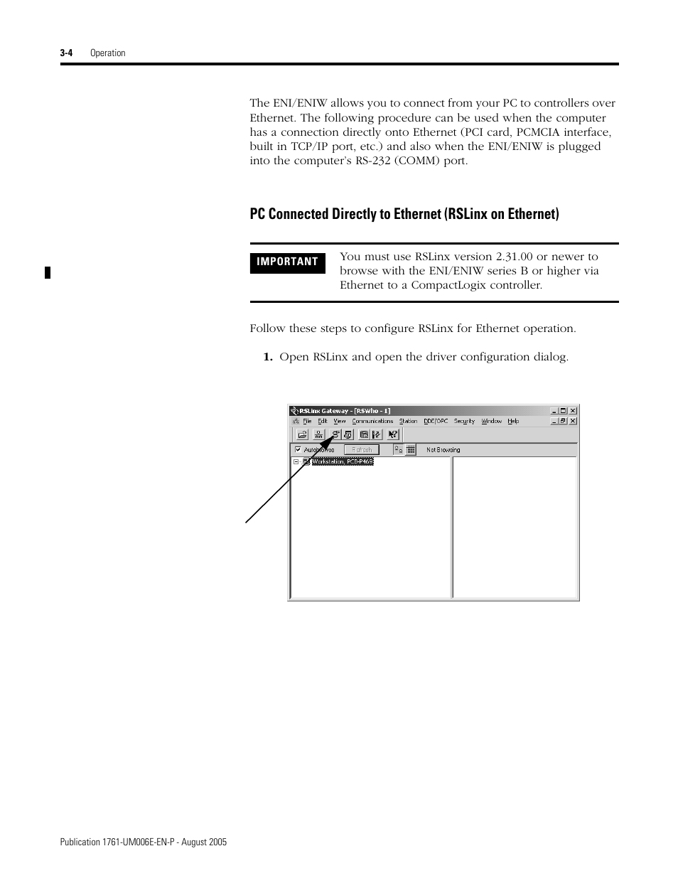 Rockwell Automation 1761-NET-ENIW MicroLogix Ethernet Interface (ENI) User Manual User Manual | Page 34 / 144