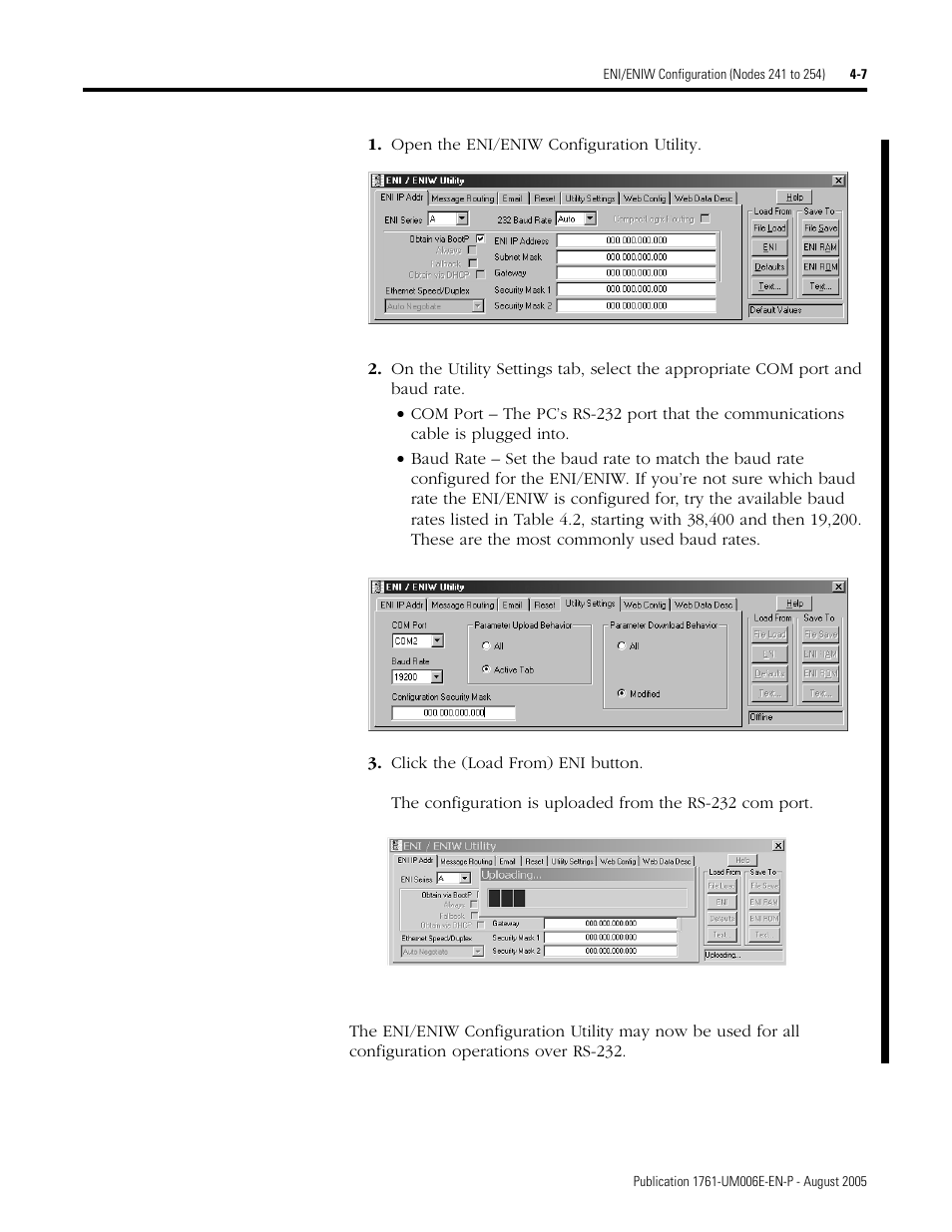 Rockwell Automation 1761-NET-ENIW MicroLogix Ethernet Interface (ENI) User Manual User Manual | Page 47 / 144