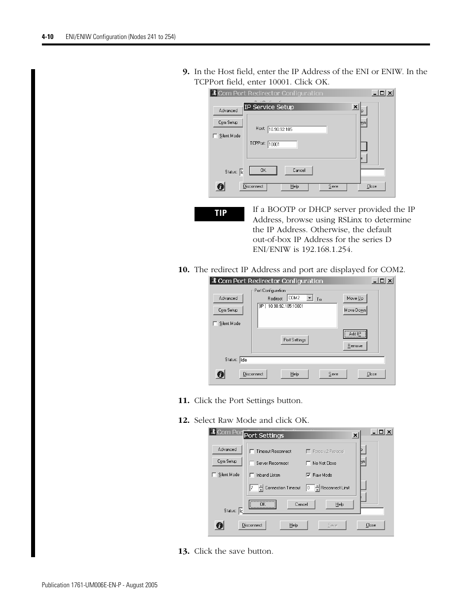 Rockwell Automation 1761-NET-ENIW MicroLogix Ethernet Interface (ENI) User Manual User Manual | Page 50 / 144