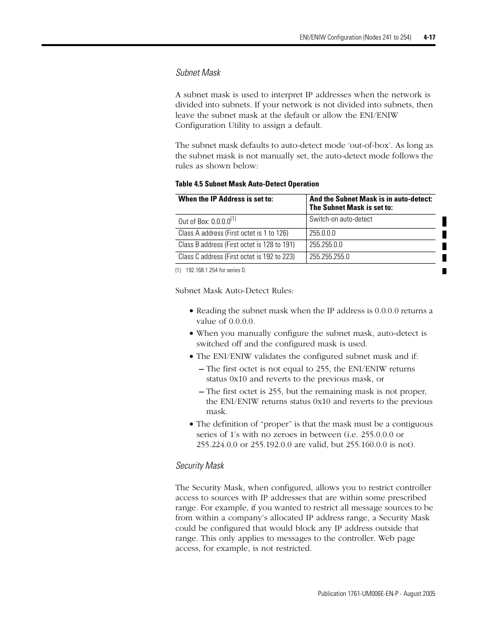 17 fo | Rockwell Automation 1761-NET-ENIW MicroLogix Ethernet Interface (ENI) User Manual User Manual | Page 57 / 144