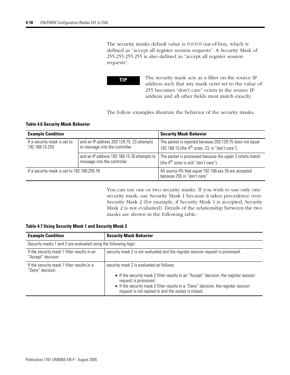 Rockwell Automation 1761-NET-ENIW MicroLogix Ethernet Interface (ENI) User Manual User Manual | Page 58 / 144