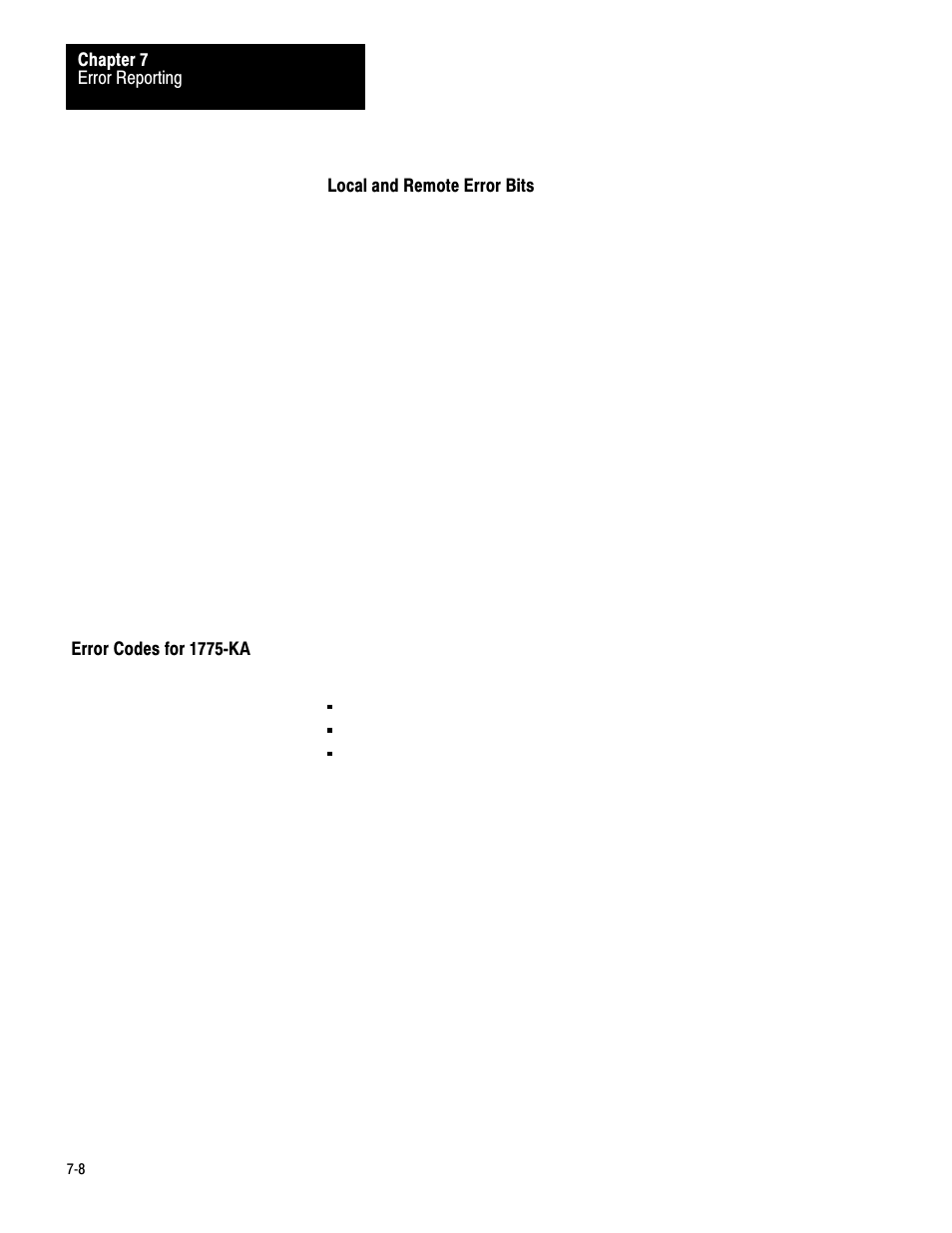 Error codes for 1775 ka | Rockwell Automation 1770-KF2 Data Highway or Highway Plus Interface Module User Manual User Manual | Page 163 / 235