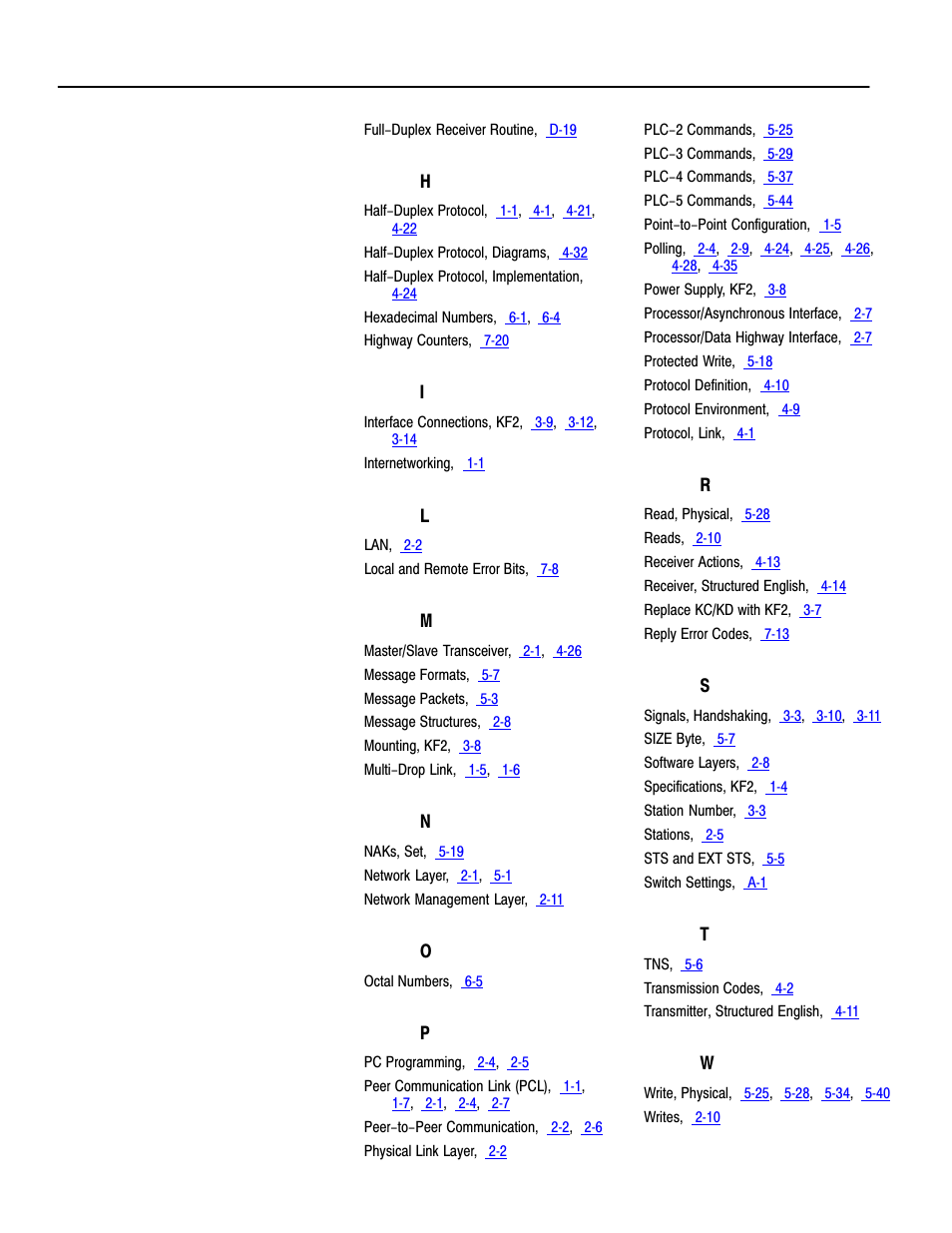 Rockwell Automation 1770-KF2 Data Highway or Highway Plus Interface Module User Manual User Manual | Page 234 / 235