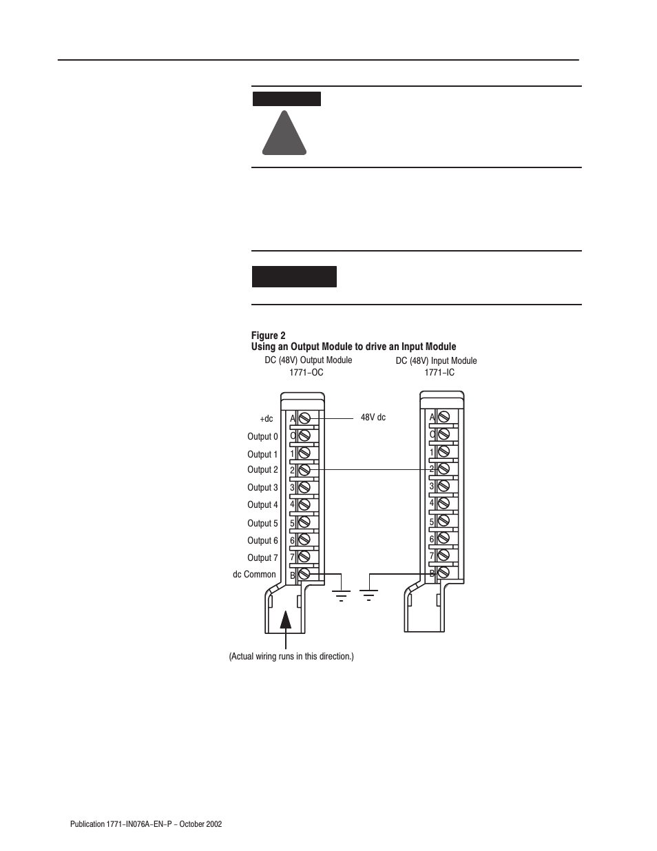 Rockwell Automation 1771-OC DC Output Driver Module Installation Instructions User Manual | Page 8 / 12