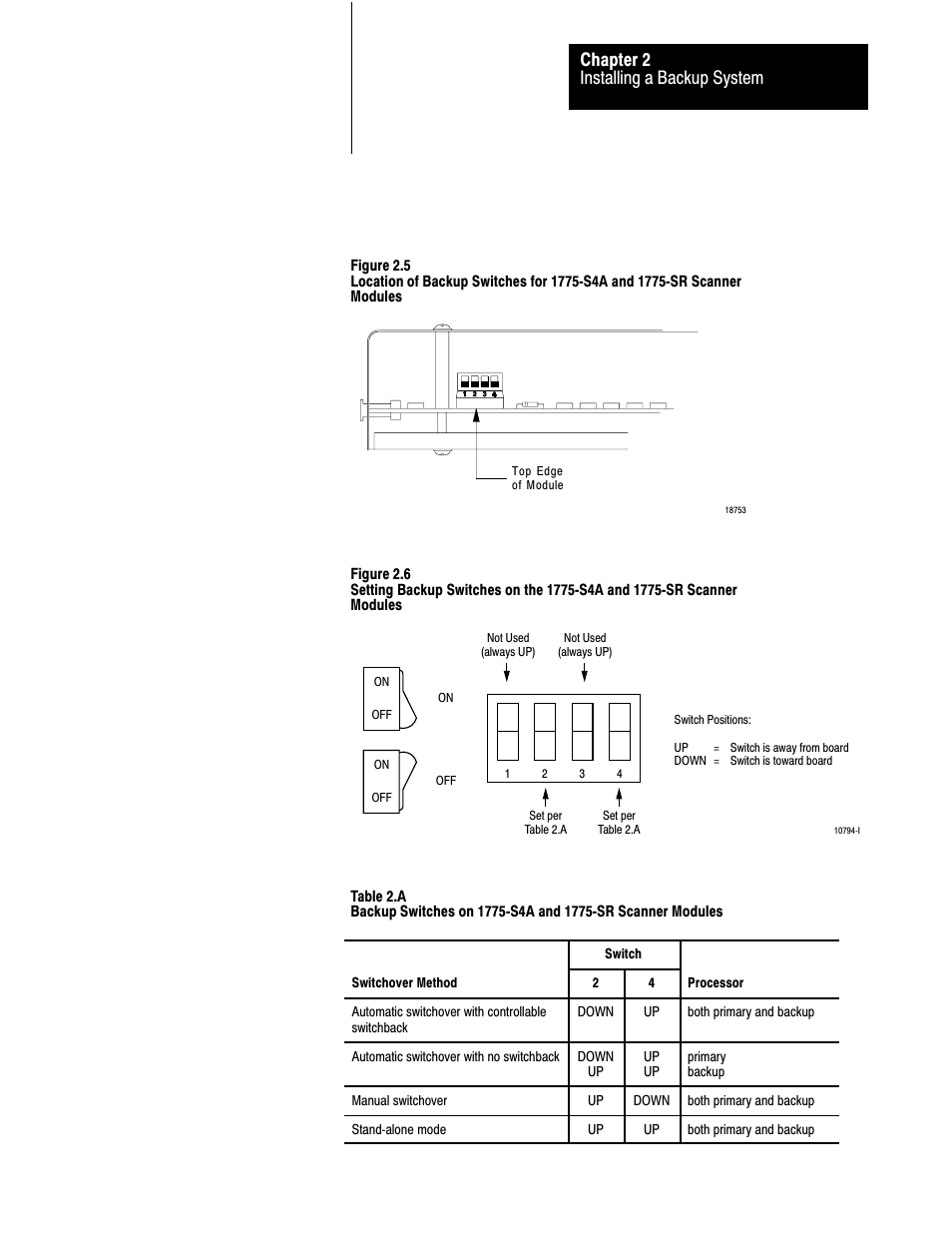 Installing a backup system chapter 2 | Rockwell Automation 1775-MX_S4A,D17756.3.1 User Manual PLC-3 BACKUP CONC(OR.DU1 User Manual | Page 24 / 119