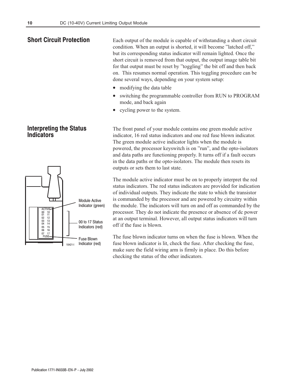 Modifying the data table | Rockwell Automation 1771-OBDS DC(10-40V)Current Limiting Input Module Installation Instructions User Manual | Page 10 / 16
