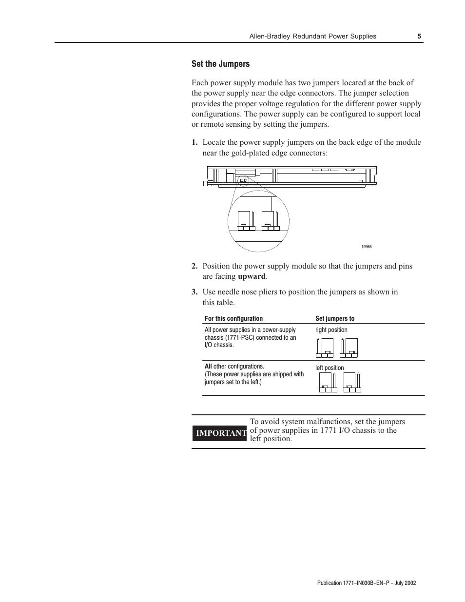 Rockwell Automation 1771-P4R_P6R Allen-Bradley Redundent Power Installation Instructions User Manual | Page 5 / 24