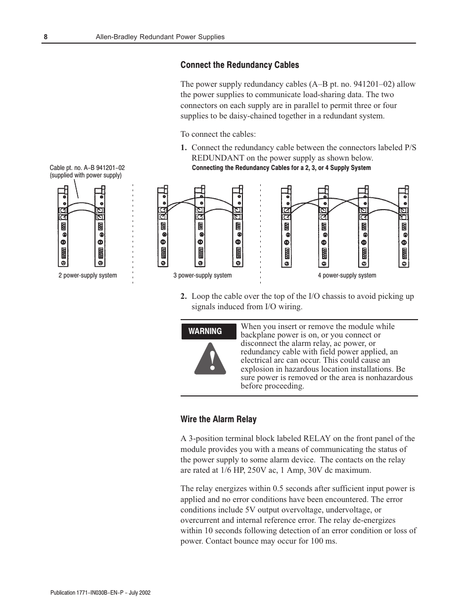 Rockwell Automation 1771-P4R_P6R Allen-Bradley Redundent Power Installation Instructions User Manual | Page 8 / 24