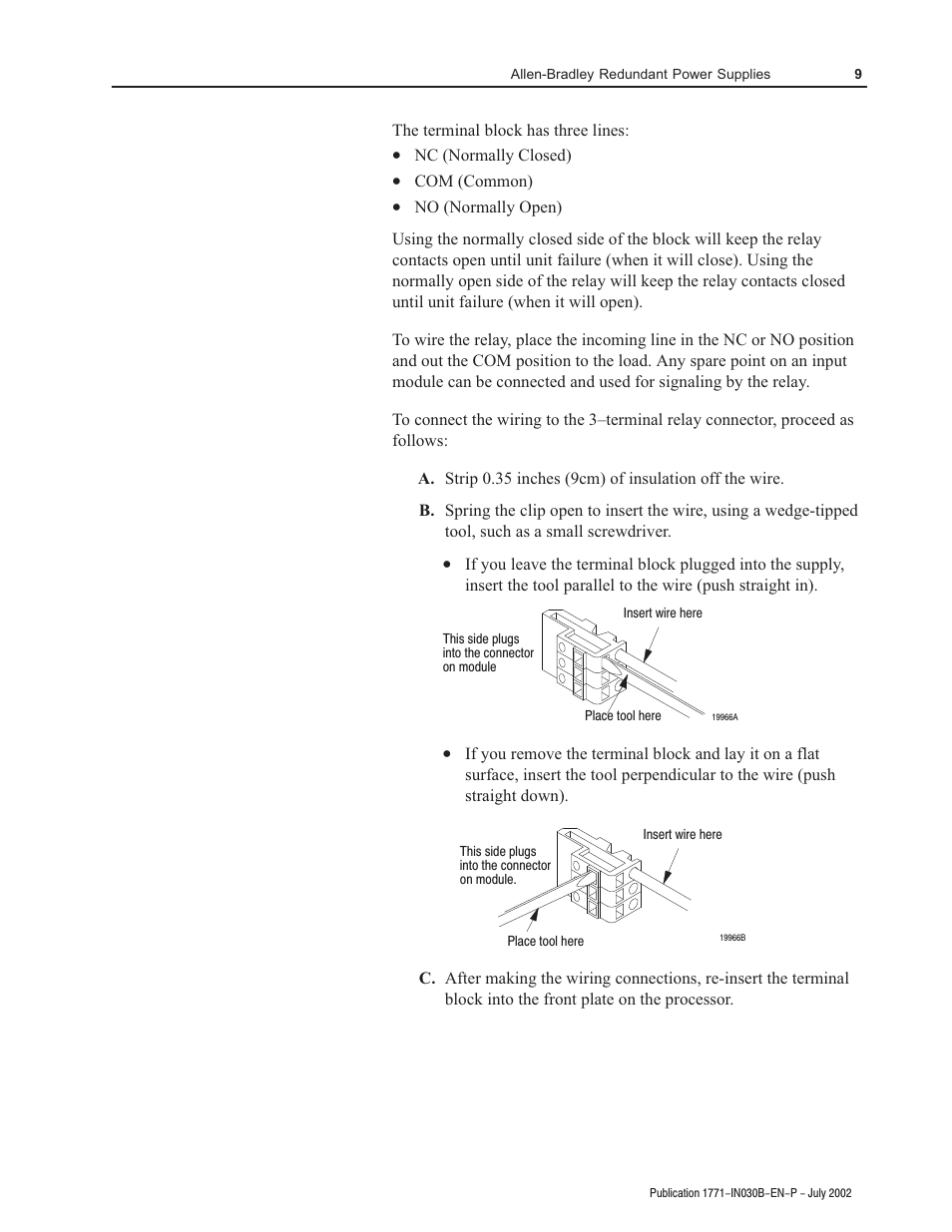 Rockwell Automation 1771-P4R_P6R Allen-Bradley Redundent Power Installation Instructions User Manual | Page 9 / 24