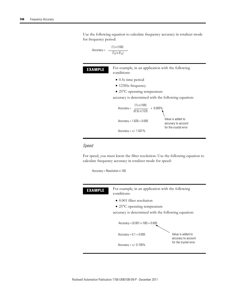 Rockwell Automation 1756-CFM ControlLogix Configurable Flowmeter Module User Manual | Page 144 / 168