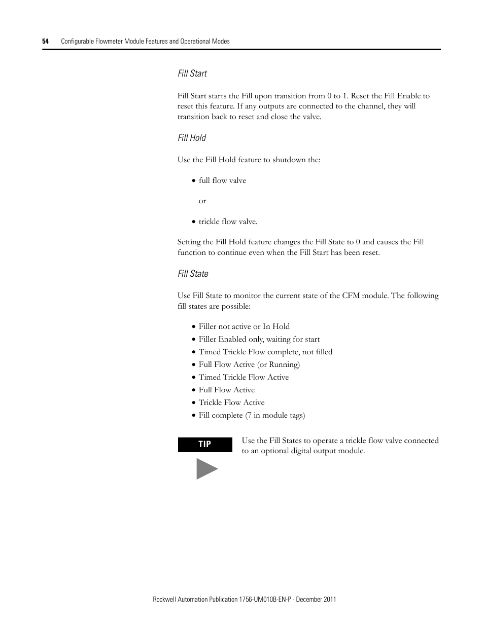 Rockwell Automation 1756-CFM ControlLogix Configurable Flowmeter Module User Manual | Page 54 / 168