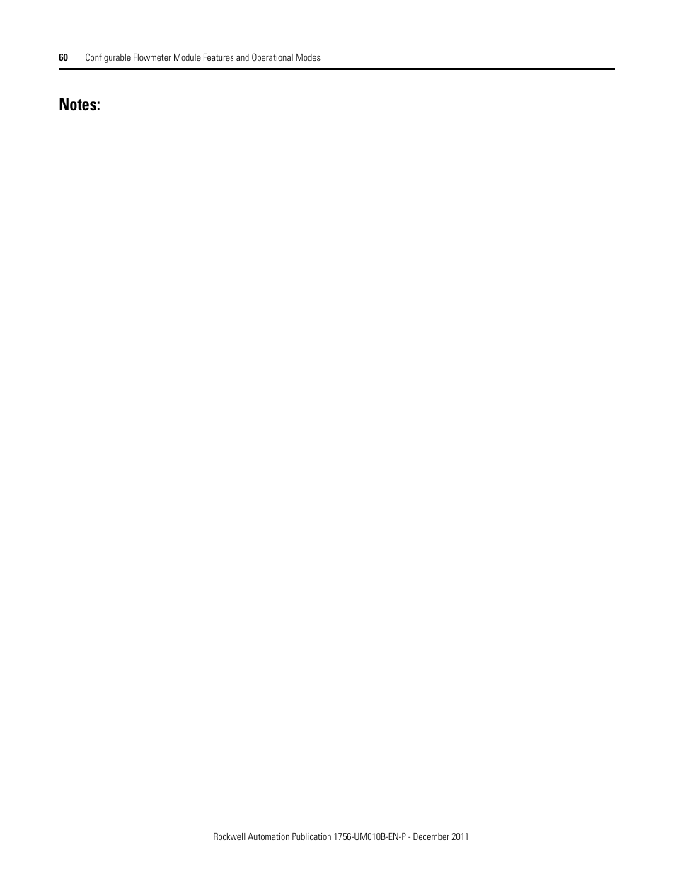 Rockwell Automation 1756-CFM ControlLogix Configurable Flowmeter Module User Manual | Page 60 / 168