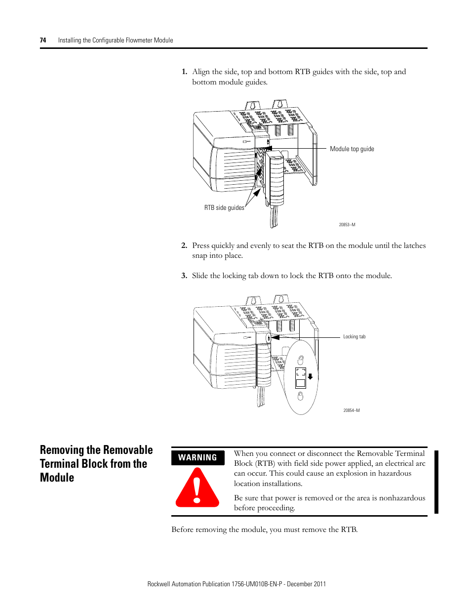 Rockwell Automation 1756-CFM ControlLogix Configurable Flowmeter Module User Manual | Page 74 / 168