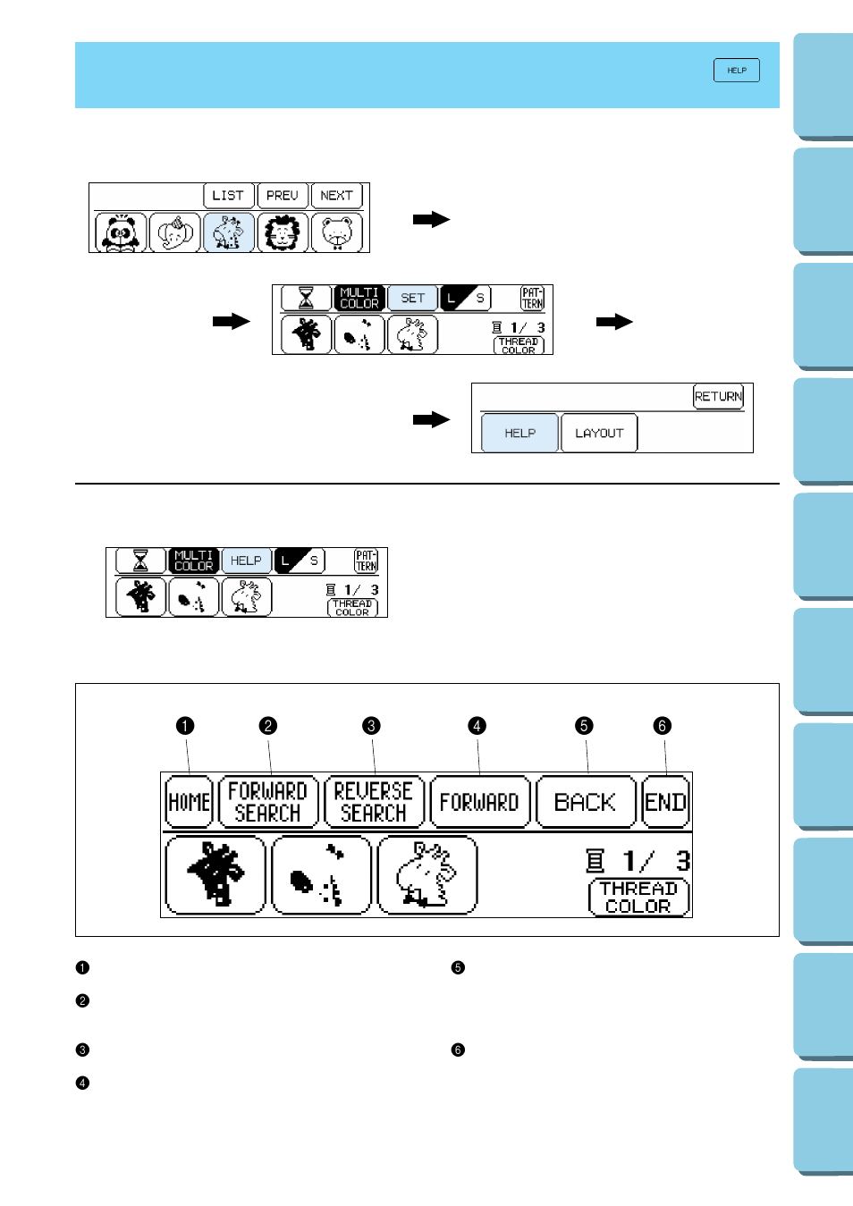 Brother PERSONAL EMBROIDERY SYSTEM PE-150 User Manual | Page 57 / 146