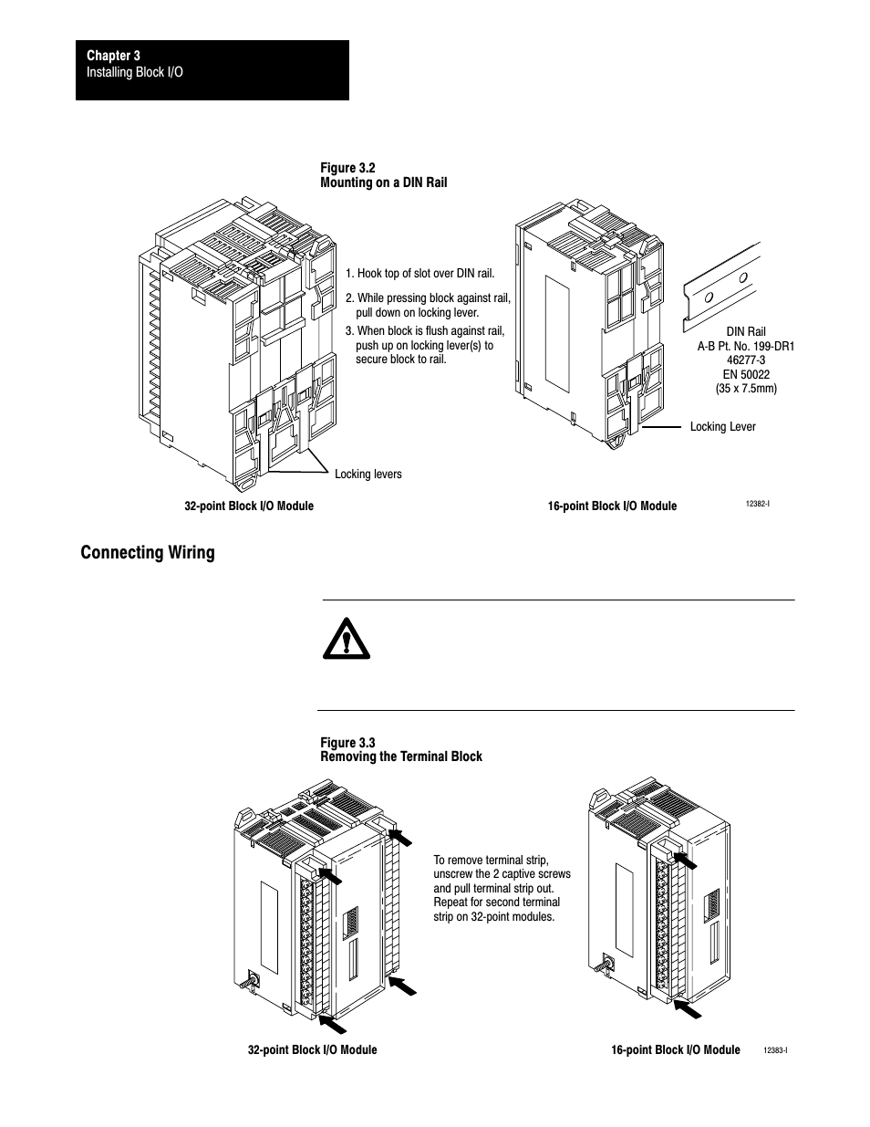 Connecting wiring | Rockwell Automation 1791-XXXX Discrete I/O AC and DC Block I/O Input and Output Modules User Manual | Page 23 / 98