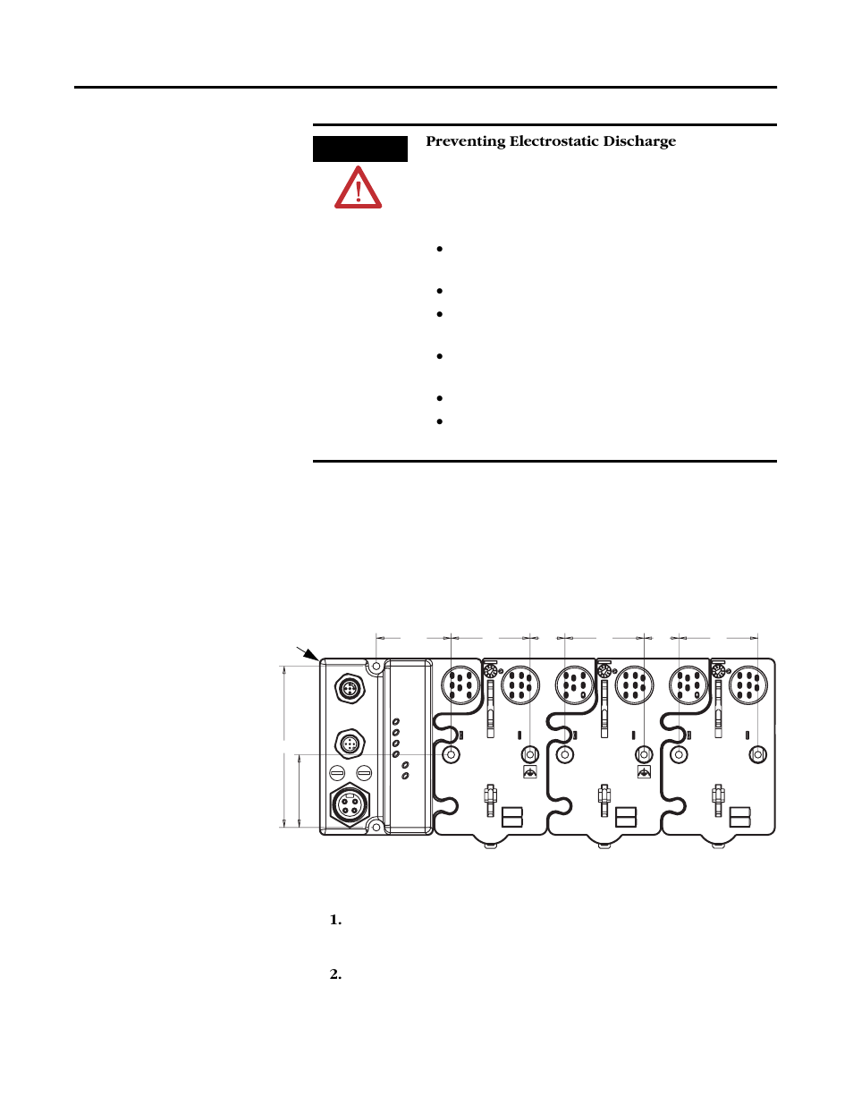Mount the i/o base | Rockwell Automation 1738-OW4M12AC ArmorPoint Relay Output Modules, Series A User Manual | Page 4 / 14