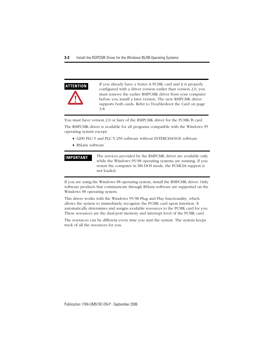 Rockwell Automation 1784-PCMK PCMK Communication Card Installation Manual User Manual | Page 22 / 84