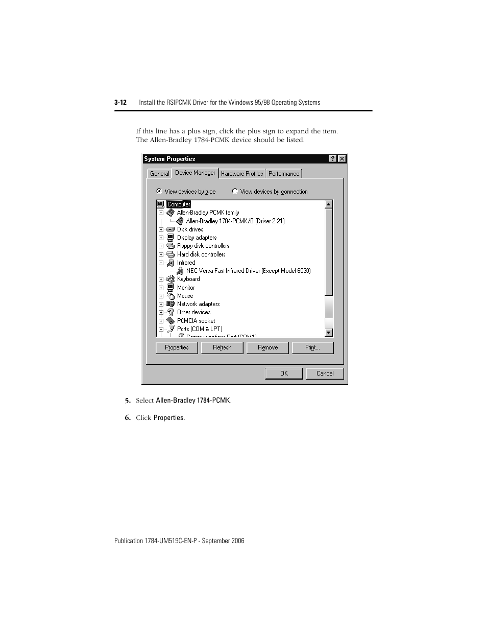 Rockwell Automation 1784-PCMK PCMK Communication Card Installation Manual User Manual | Page 32 / 84